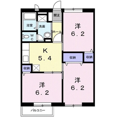 エクセルタウンⅠの物件間取画像